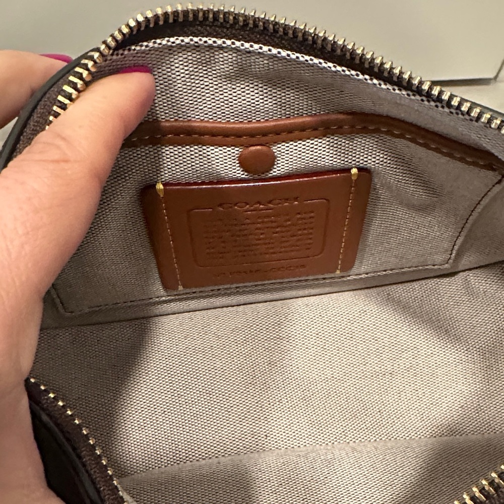 Coach Waverly Maple Brown Crossbody Bag - Picture 7 of 8